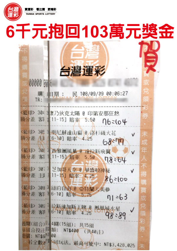 他買籃球勝分差中百萬 2大祕訣曝光 20191105中時電子報 運彩總經理談眉角 焦點話題 台灣運彩官網